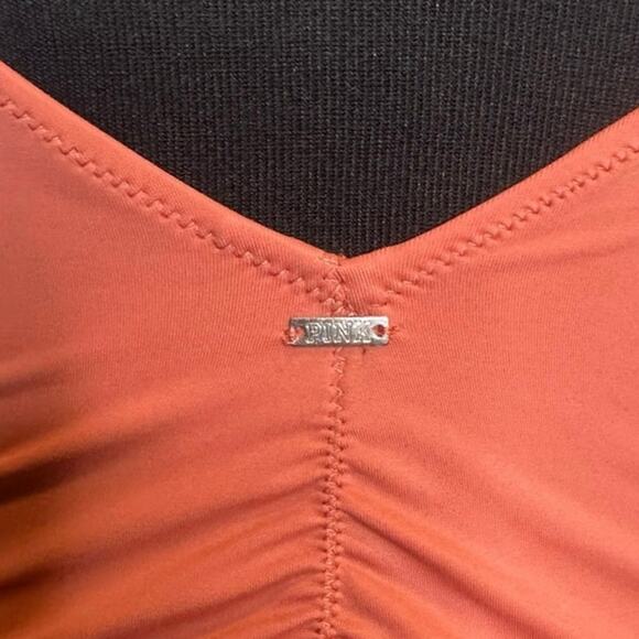 Victoria's Secret Pink Criss Cross Front Swim One Piece Bathing Suit size M - Picture 4 of 15